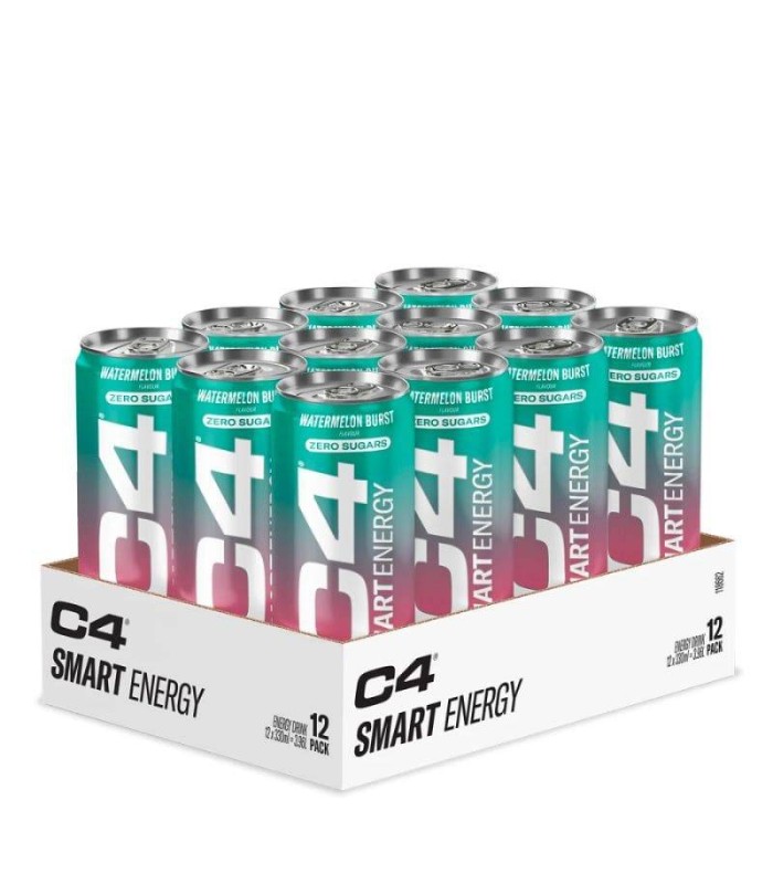 PACK DE 12 BOISSONS C4 SMART ENERGY - CELLUCOR