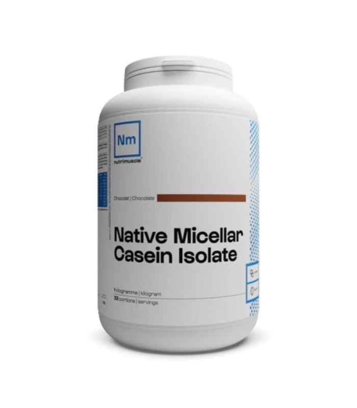 ISOLAT DE CASÉINE MICELLAIRE NATIVE (1KG) - NUTRIMUSCLE