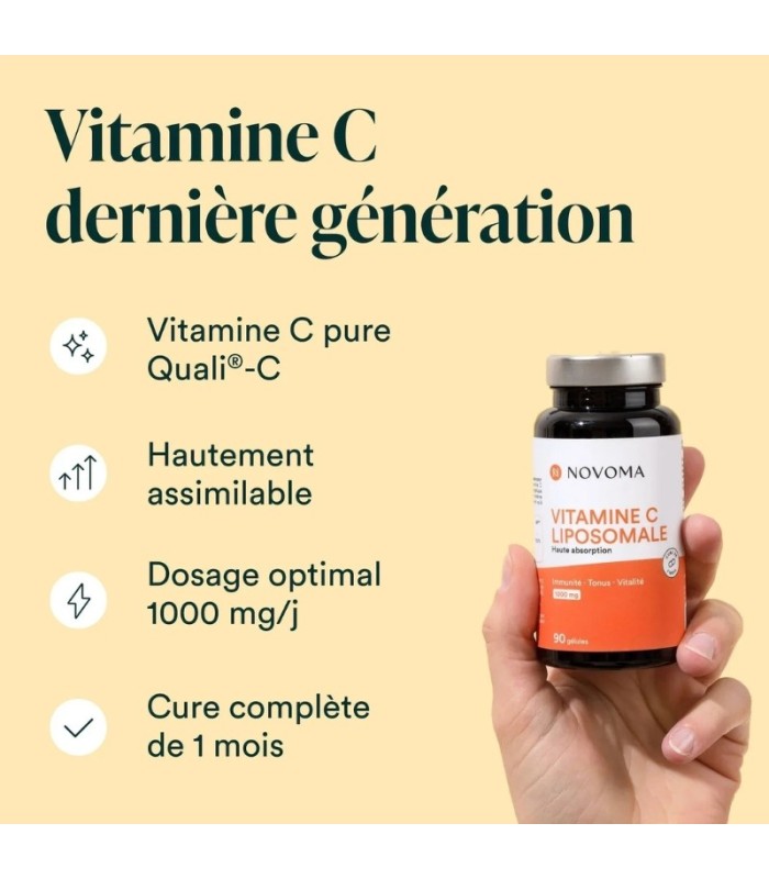 VITAMINE C LIPOSOMALE (90 CAPS) - NOVOMA