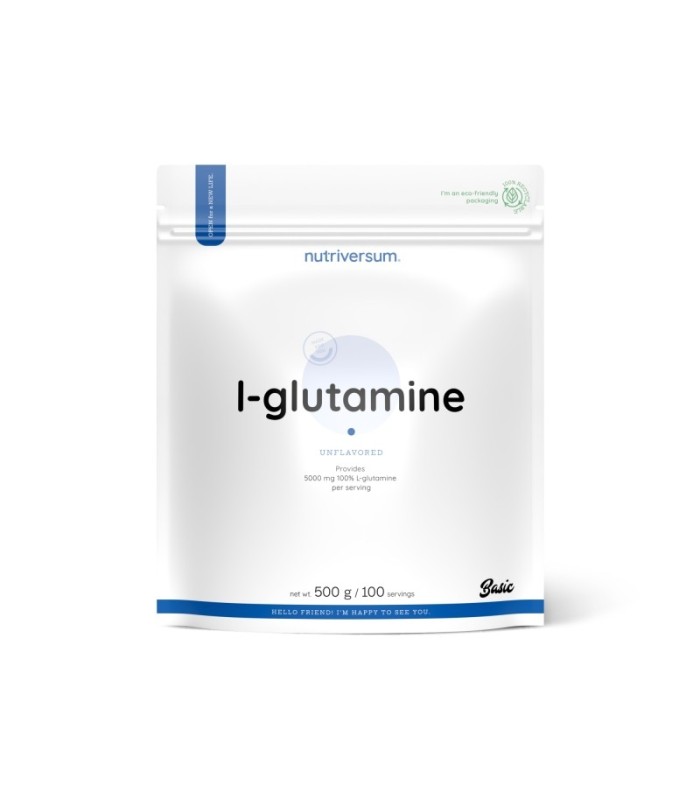 BASIC L-GLUTAMINE (500G) - NUTRIVERSUM