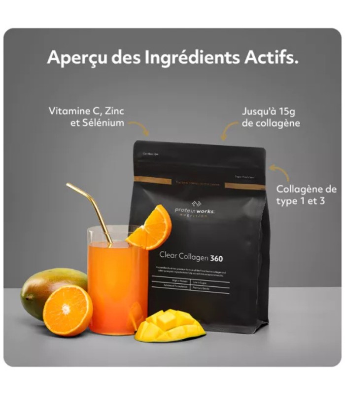 CLEAR COLLAGÈNE 360 (480G) - PROTEIN WORKS