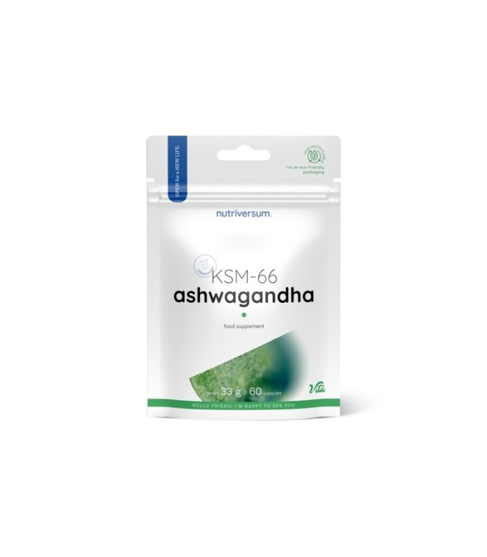 VITA ASHWAGANDHA KSM-66 (30 CAPS) - NUTRIVERSUM