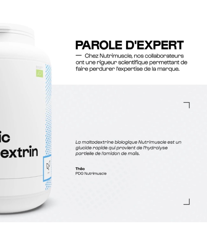 MALTODEXTRINE BIO (1.5KG) - NUTRIMUSCLE