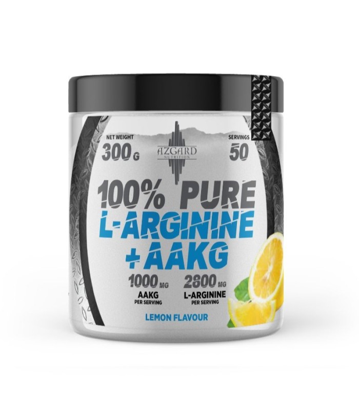 PURE L-ARGININE + AAKG (300G) - AZGARD NUTRITION