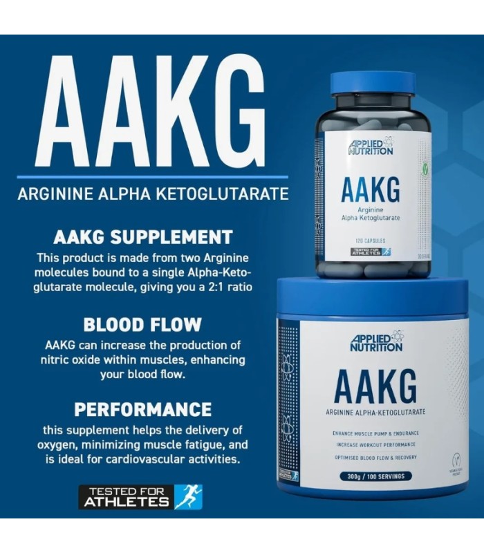 AAKG POUDRE (300G) - APPLIED NUTRITION